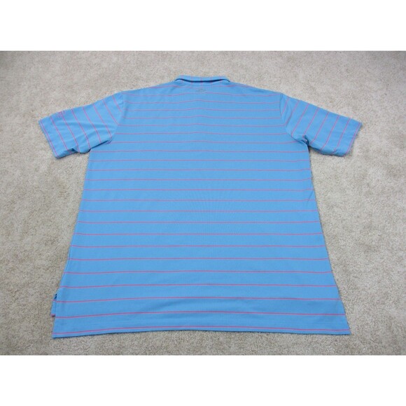 Peter Millar Polo Shirt Mens XL Blue Boulder Country Club Golf Summer Comfort - Picture 6 of 11